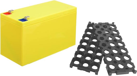 XBERSTAR 18650 Batteriehalter 12V 3S 7P für Powerwall Akku mit Punktklemme - ABS-Kunststoff, 21 Zellen, ohne Batterien