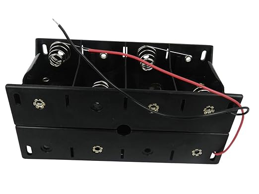RS PRO Batteriehalter mit Drahtanschluss für 8 x D Batterien, Modell 1854681