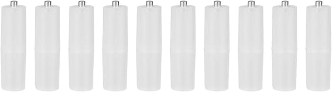 PUSOKEI Batterieadapter-Set, 10 Stück AAA zu AA Konverter, transparent – XD08193RY4 – XD08193RY4