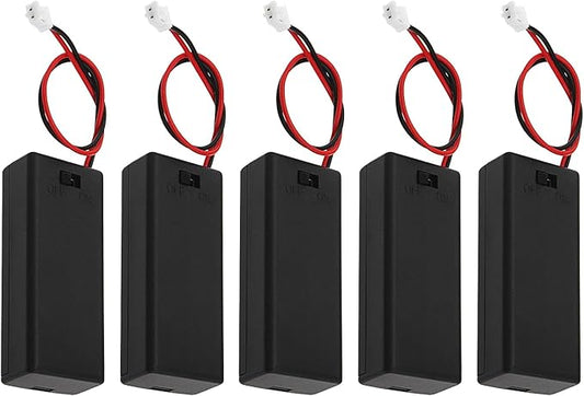 ECSiNG 5er Pack AAA Batteriehalter mit Ein/Aus-Schalter & PH2.0-2Pin Kabel für BBC Micro:Bit Board – 855-EN