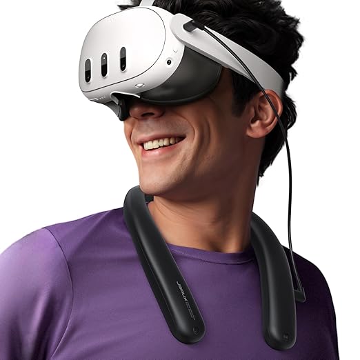 N/A JSAUX 10000mAh Akku-Pack für Oculus Quest 3 & 2, Meta Quest 3S, PSVR 2 | PD Schnellladegerät mit 6-8h Extra-Spielzeit