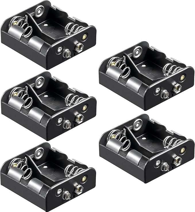 WireThinx 5er Set 2X C (Baby) Batteriehalter mit Druckknopf B01N9OQ1PN