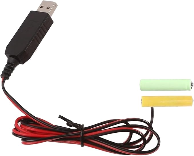 AA -Batterie -Eliminatoren - USB -Stromadapter Ersetzt AA -Batterien | Kontinuierliche Kräfte Liefern Uhren, Spielzeug, LED-Leuchten Und Batterie-betriebene Geräte