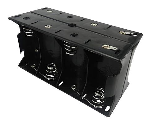 RS PRO Batteriehalter für 8 D-Batterien, Modell 1854680 | Akku- & Ladegeräte-Zubehör