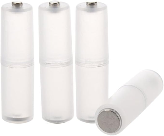 N/A MARKELL 4 Stück AAA zu AA Batterie Adapter Konverter Set zylindrische Gehäuse Halter