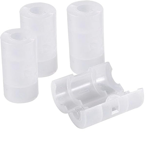 ciciglow 4er Set AA auf C Batterieadapter mit Limit-Slot - Konvertergehäuse aus umweltfreundlichem Material (2022)