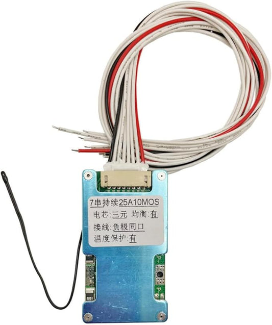 Keyscover 7S 24V 20A Li-ion BMS Schutzplatine für 18650 Batterien mit NTC und 25A Dauerbetriebsstrom