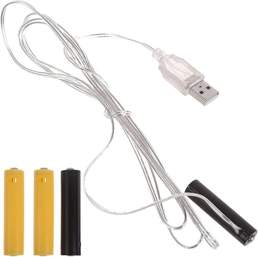 Ja Auslaufartikel (Produktion durch Haveratio AAA Battery Eliminators Netzteil-Adapter für Leuchten, Uhren, Ventilator, Kameras, Ersatz für AAA-Batterien