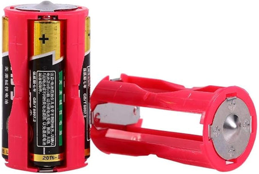 Diyeeni 4er-Set AAA auf C/Baby Batterie Konverter Adapter 2,5x4,8 cm Parallel 2019