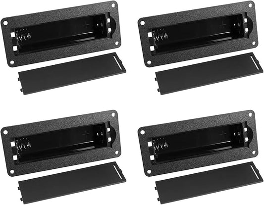 eMagTech 4er-Set 3,7V Akku-Aufbewahrungsboxen mit Deckel für 1x Batterie - DIY Zubehör 2022