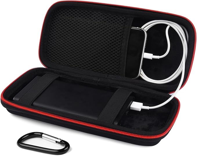 Nein Auslaufartikel (Produktion durch SKYNEW Powerbank Tasche für Anker PowerCore 26800, RAVPower 26800/20100/20000, Dulla M50000/12000, EVA wasserfest, Schwarz