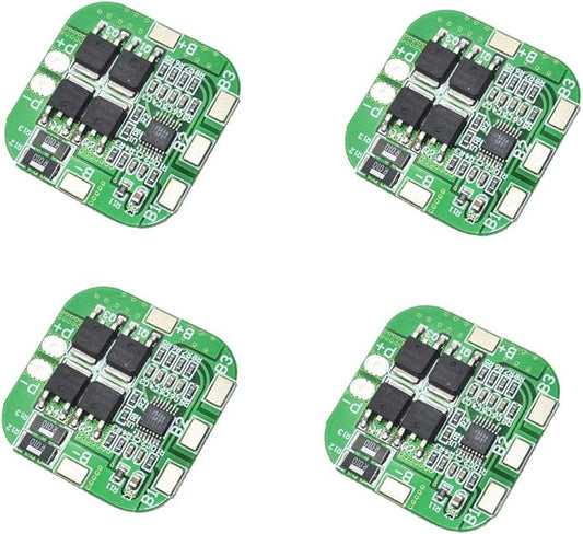 ZkeeShop 4S 20A 14.8V BMS Li-ion Schutzplatine 4x für 18650 Akkus mit Überladungs- Kurzschlussschutz