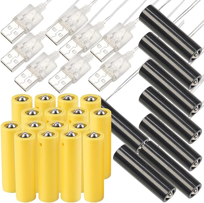 ZX8679-944 Herstellerreferenz : ZX8679-944 ZX8679-944 USB-Batterie-Adapter 8er-Set: Universal-Netzteil für AA-Geräte, ersetzt 24 Batterien, inkl. Dummy-Batterien & 2,1m Kabel